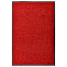 Anti-slip pvc deurmat voor binnen en buiten met absorberende werking - Rood / 60 x 90 cm / 1 - Deurmatten