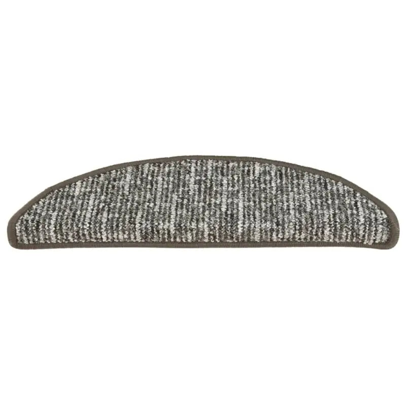 Antislip Tapijtrammat voor Trapbescherming - Antraciet / 65 x 25 cm / 15 - Trapmatten