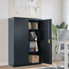 Archiefkast met verstelbare schappen voor stijlvol kantooropslag - Antraciet / 90 x 40 x 140 cm / 1 - Archiefkasten