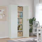Archiefkast met verstelbare schappen voor stijlvol kantooropslag - Lichtgrijs / 90 x 40 x 200 cm / 1 - Archiefkasten
