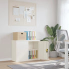 Archiefkast met verstelbare schappen voor stijlvol kantooropslag - Wit / 90 x 40 x 70 cm / 1 - Archiefkasten
