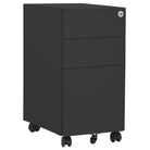 Archiefkast op wieltjes met modern design en staalbouw - Antraciet / 1 - Archiefkasten