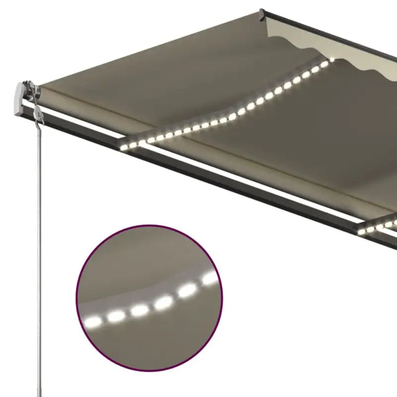 Automatische luifel met gepoedercoat aluminium voor terras beschutting - Zonwering