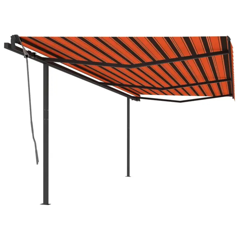 Automatische uitschuifbare luifel met gepoedercoat aluminium frame - Multikleur / 6 x 3 m / 1 - Zonwering
