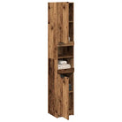 Badekamerkaptafels van bewerkt hout met ruime opbergruimte - Oud hout / 1 - Badkamerkaptafels