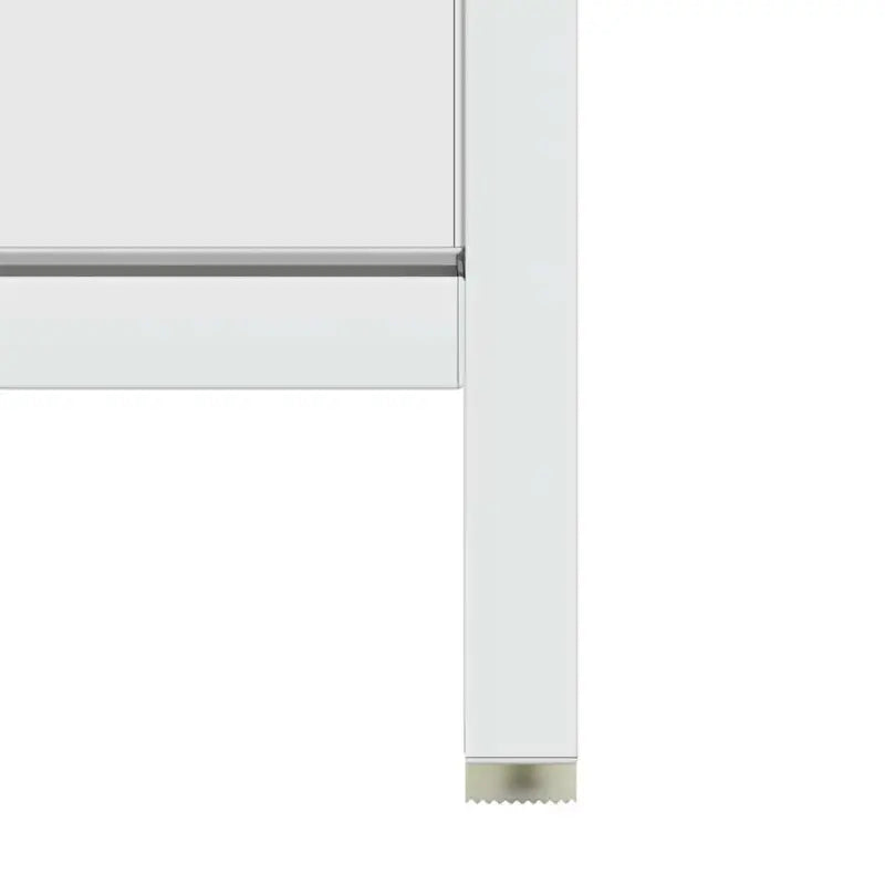 Badekamermeubelset met hoogglans wit en bewerkt hout voor extra opbergruimte - Badkamermeubelsets