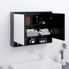 Badkamer spiegelkast met charme en duurzame materialen - Antraciet / 1 - Badkamerkaptafels