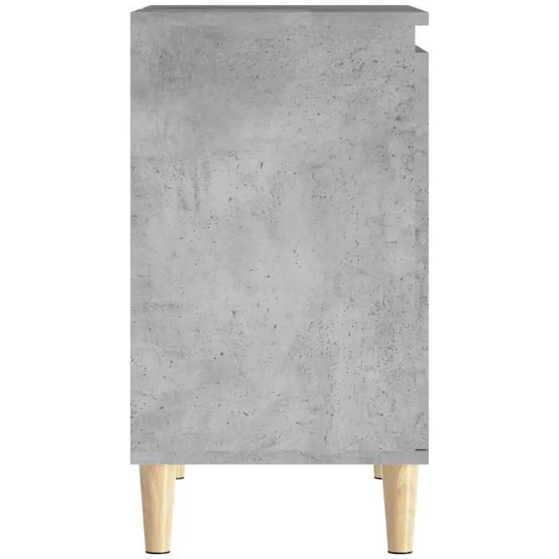 Badkamerkaptafel met bewerkt hout en houten poten voor een opgeruimde badkamer - Badkamerkaptafels