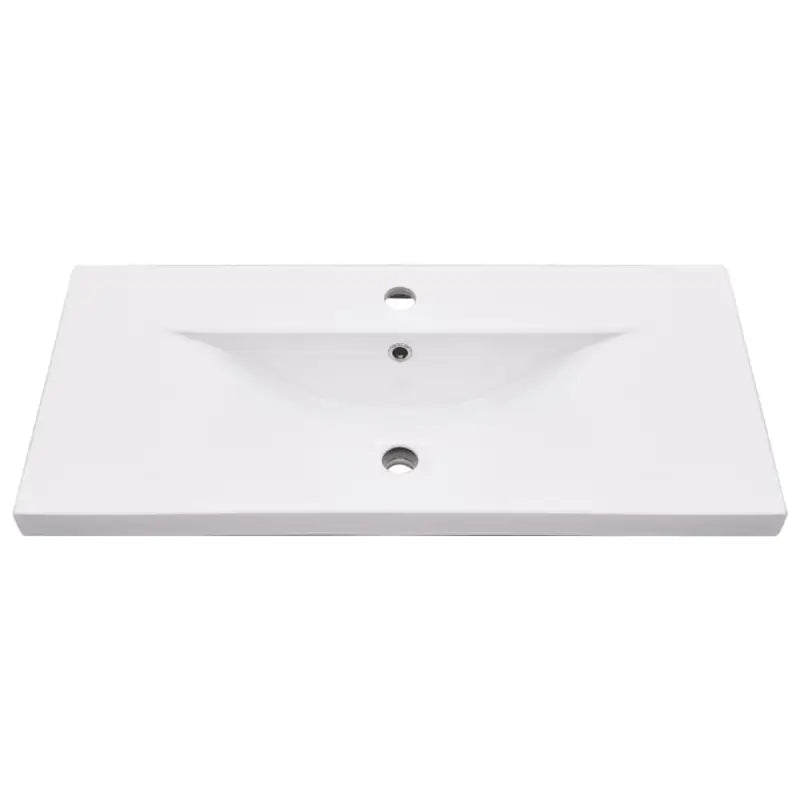 Badkamerkaptafel met inbouwwastafel en gepoedercoat ijzer frame - Badkamerkaptafels