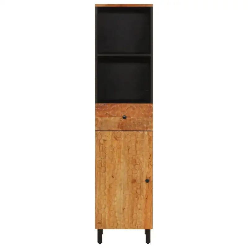 Badkamerkaptafel van massief acaciahout met veel opbergruimte - Badkamerkaptafels