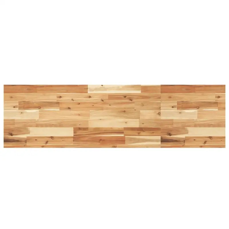 Badkamerkaptafel van massief acaciahout voor rustieke charme - Donkerbruin / 140 x 40 x 4 cm / 1 - Badkamerkaptafels