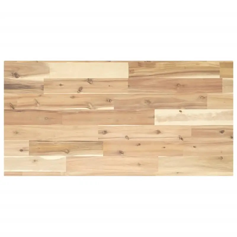 Badkamerkaptafel van massief acaciahout voor rustieke charme - Naturel / 80 x 40 x 2 cm / 1 - Badkamerkaptafels