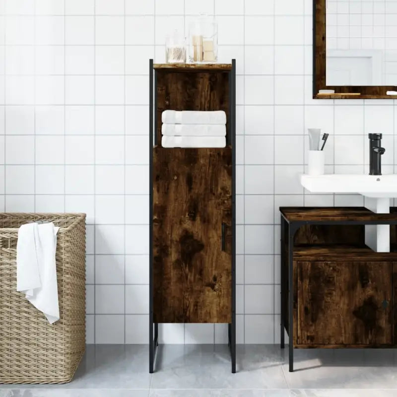 Badkamerkaptafels met bewerkt hout en stevige constructie - Badkamerkaptafels