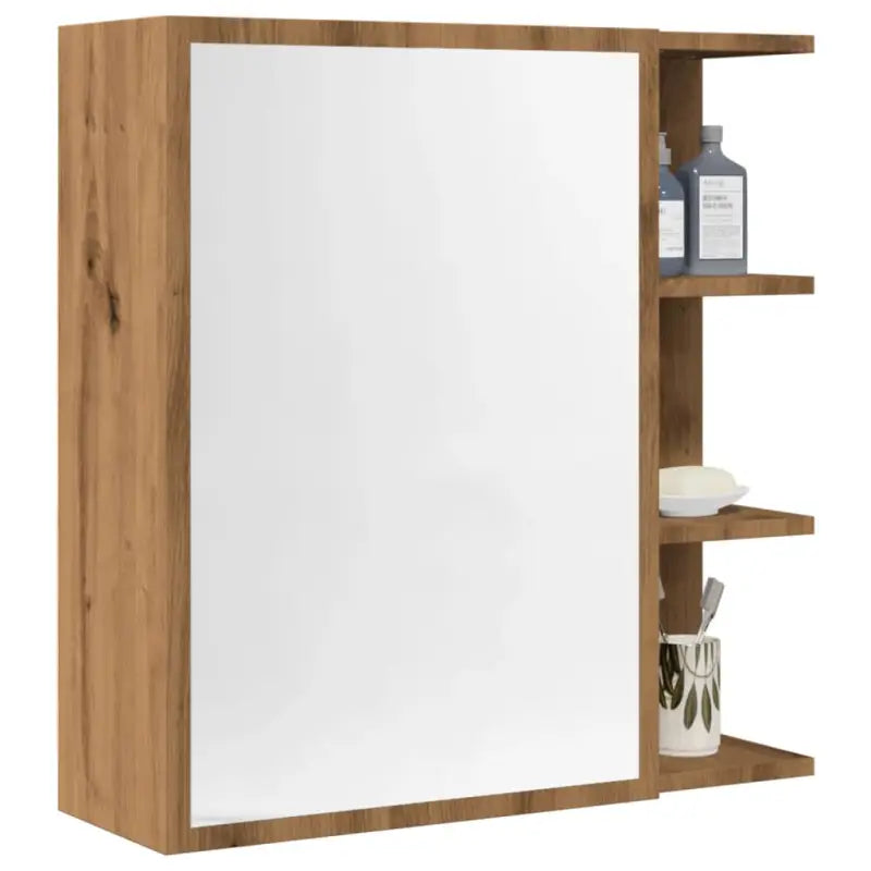 Badkamerkaptafels met bewerkt hout voor een eigentijdse uitstraling - artisanaal eikenkleurig / 1 - Badkamerkaptafels