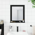 Badkamerkaptafels met spiegel en schap voor een nette badkamer uitstraling - Badkamerkaptafels