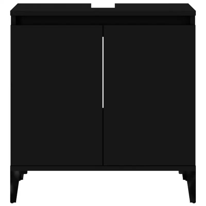 Badkamerkaptafels van bewerkt hout met houten poten voor opbergruimte - Badkamerkaptafels