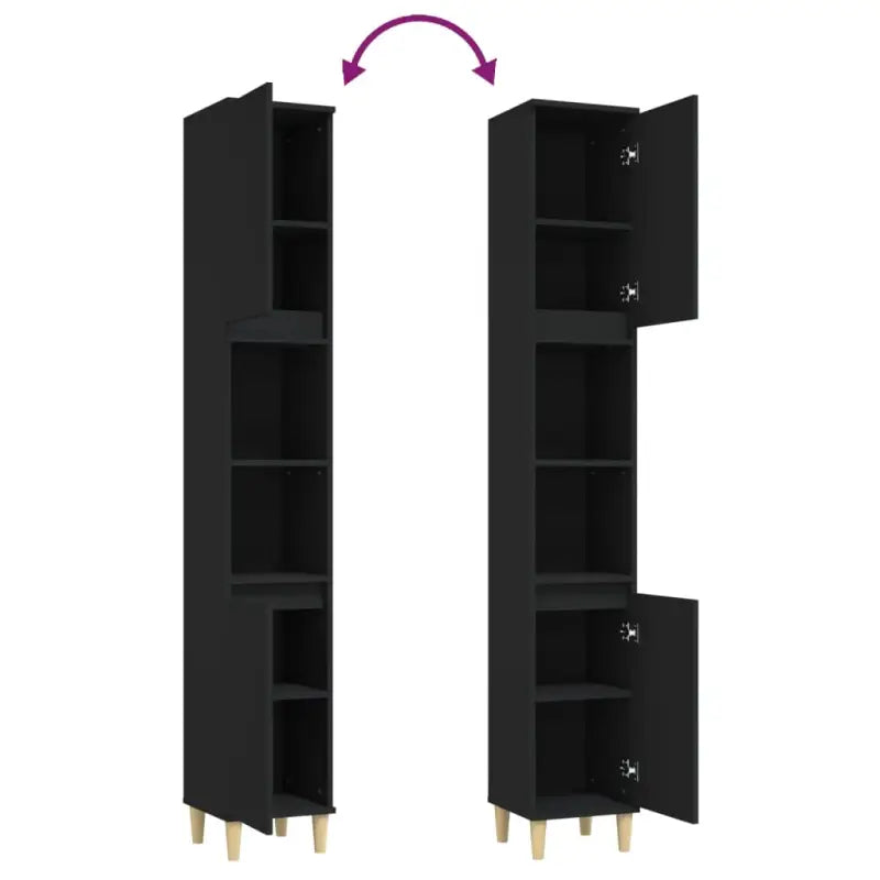 Badkamerkaptafels van massief eucalyptushout met veel opbergruimte - Badkamerkaptafels