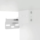 Badkamermeubelset met bewerkt hout en minimalistische spiegel - Badkamermeubelsets