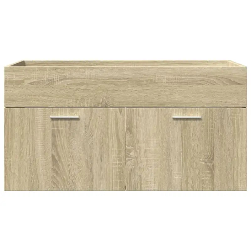 Badkamermeubelset met bewerkt hout voor een stijlvolle badkamer uitstraling - Badkamermeubelsets