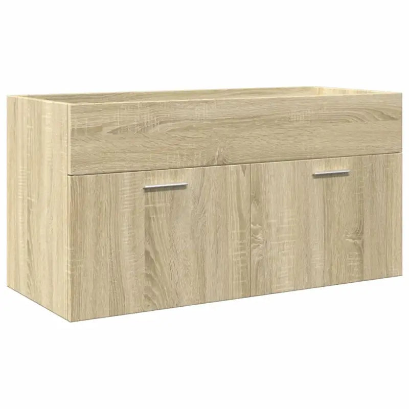 Badkamermeubelset met bewerkt hout voor een stijlvolle badkamer uitstraling - Badkamermeubelsets
