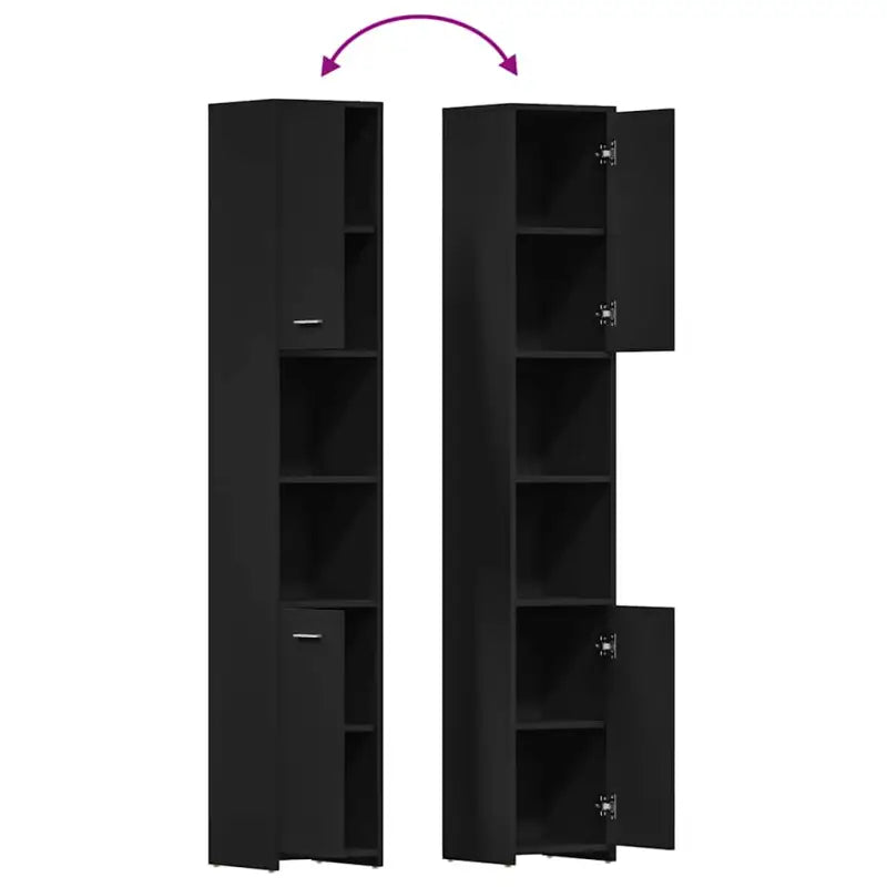 Badkamermeubelset met bewerkt hout voor extra opbergruimte - Badkamermeubelsets