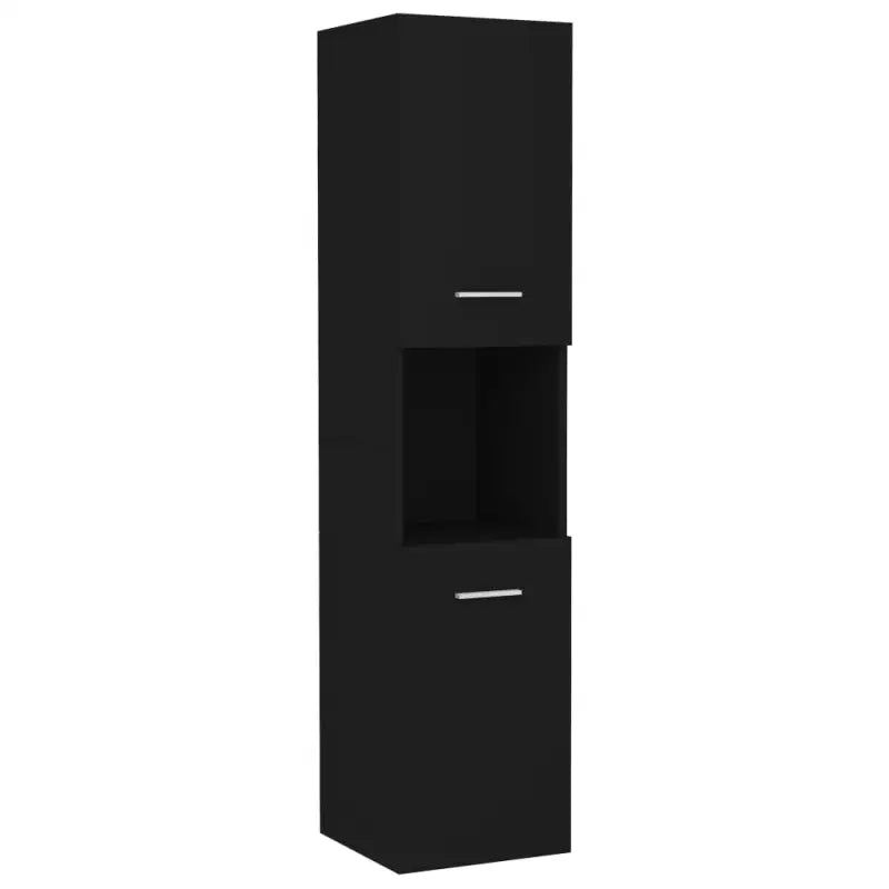 Badkamermeubelset met hoge kast en strak ontwerp past perfect - Badkamermeubelsets