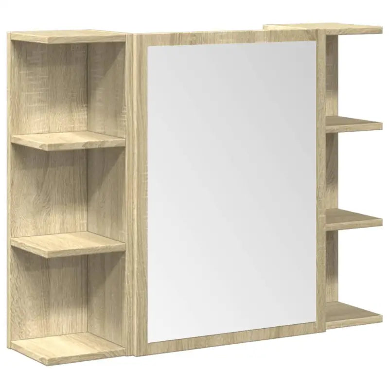 Badkamermeubelset van bewerkt hout in Sonoma Eiken voor een stijlvolle badkamer - Badkamermeubelsets