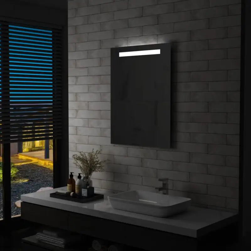 Badkamerspiegel met LED verlichting inclusief levering bevat stijlvolle sfeer - 60 x 80 cm / 1 - Spiegels