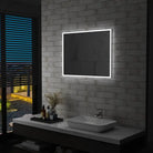 Badkamerspiegel met LED verlichting levering bevat sfeervolle en functionele stijl - 80 x 60 cm / 1 - Spiegels