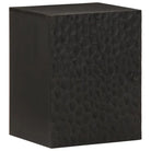 Badkamerwandkast van massief acaciahout voor optimale ruimte en decoratie - Zwart / 1 - Badkamerkaptafels