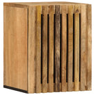 Badkamerwandkast van massief mangohout voor ruimte en stijl - Naturel / Massief ruw mangohout - Badkamermeubelsets