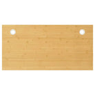 Bamboe bureaublad met gebogen rand en gelakte afwerking - 100 x 50 x 4 cm / Recht - Onderdelen en accessoires