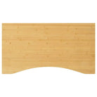Bamboe bureaublad met gebogen rand en gelakte afwerking - 100 x 60 x 4 cm / Gebogen - Onderdelen en accessoires