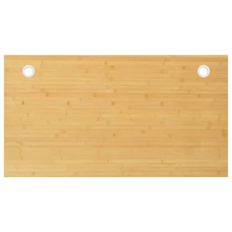 Bamboe bureaublad met gebogen rand en gelakte afwerking - 110 x 60 x 1.5 cm / Recht - Onderdelen en accessoires