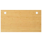 Bamboe bureaublad met gebogen rand en gelakte afwerking - 110 x 60 x 2.5 cm / Recht - Onderdelen en accessoires