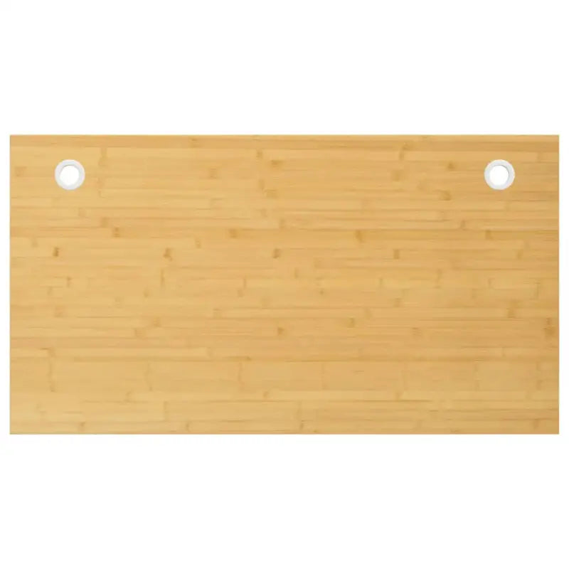 Bamboe bureaublad met gebogen rand en gelakte afwerking - 110 x 60 x 4 cm / Recht - Onderdelen en accessoires