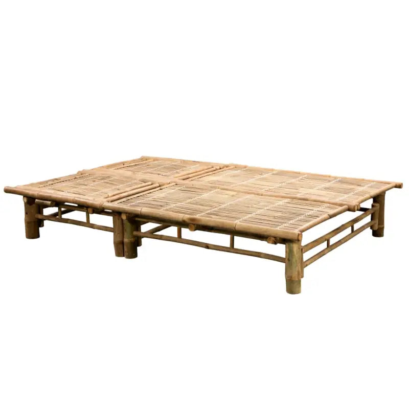 Bamboe ligstoel voor twee personen voor tuin en ontspanning - Ligstoelen