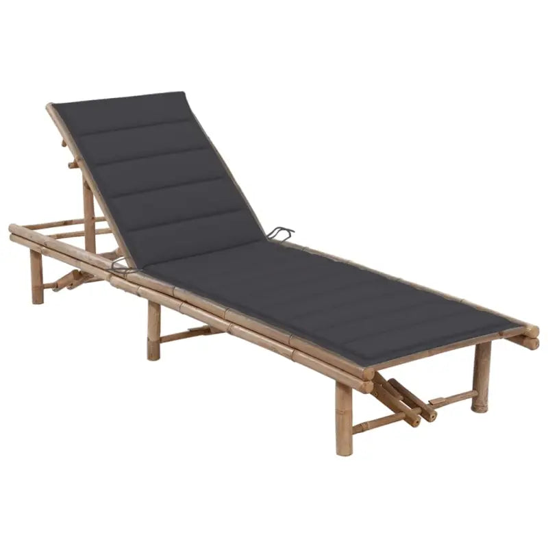Bamboe loungeset voor ontspannen tuinmomenten - Ligstoelen