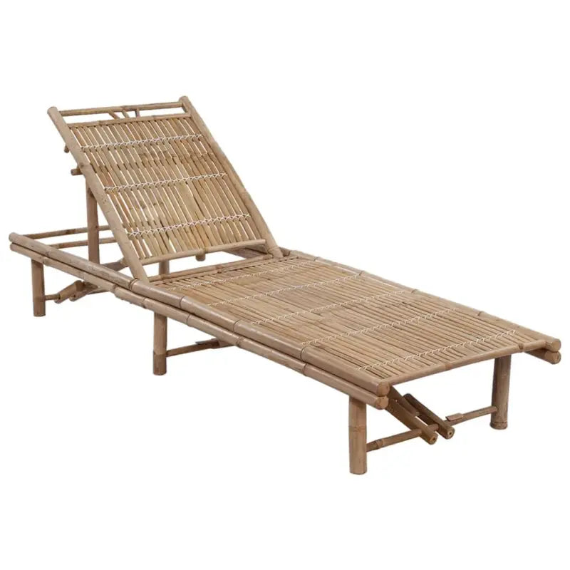 Bamboe loungeset voor ontspannen tuinmomenten - Ligstoelen
