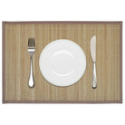Bamboe placemats handgemaakt met levering bevat voor een natuurlijke tafelstijl - Bruin / 1 - Placemats