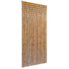 Bamboe raamhanger voor insectenbescherming buiten - Bruin / 90 x 200 cm - Raamhorren