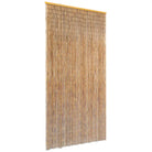 Bamboe raamhanger voor insectenbescherming buiten - Bruin / 90 x 220 cm - Raamhorren