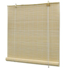 Bamboe rolgordijn voor jonge kinderen met privacy en lichtinlaat - Beige / 140 x 160 cm - Jaloezieën & rolgordijnen