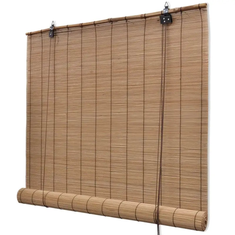Bamboe rolgordijn voor jonge kinderen met privacy en lichtinlaat - Bruin / 100 x 160 cm - Jaloezieën & rolgordijnen