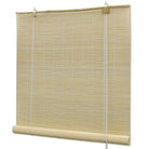 Bamboe rolgordijn voor jonge kinderen met privacy en lichtinlaat - Beige / 120 x 220 cm - Jaloezieën & rolgordijnen