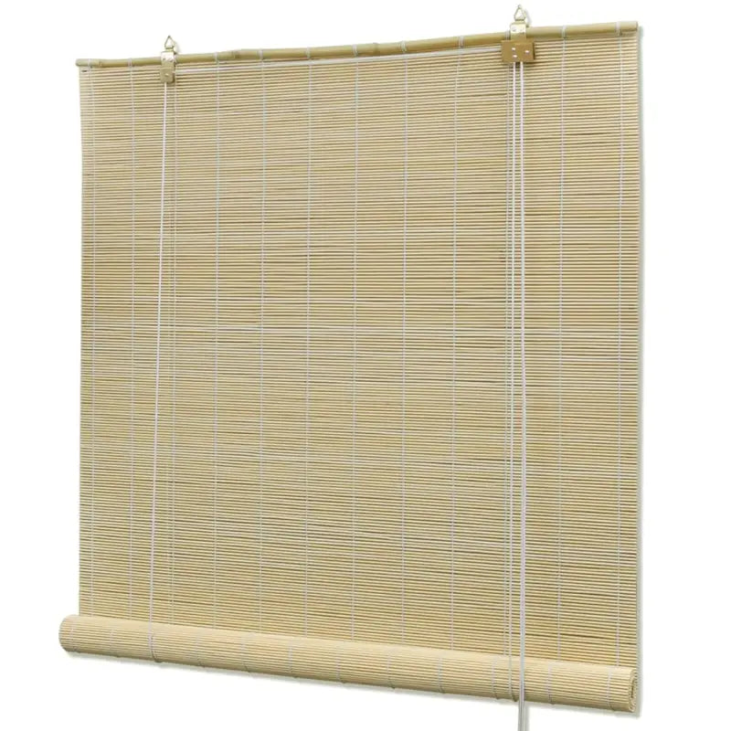 Bamboe rolgordijn voor jonge kinderen met privacy en lichtinlaat - Beige / 120 x 220 cm - Jaloezieën & rolgordijnen