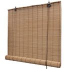 Bamboe rolgordijn voor jonge kinderen met privacy en lichtinlaat - Bruin / 150 x 220 cm - Jaloezieën & rolgordijnen