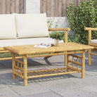 Bamboe Salontafel voor een Praktisch en Decoratief Interieur - 110 x 55 x 45 cm / 1 - Salontafels