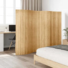 Bamboe scheidingswand voor privacy en natuurlijke stijl - Lichtbruin / 250 x 165 cm - Kamerschermen