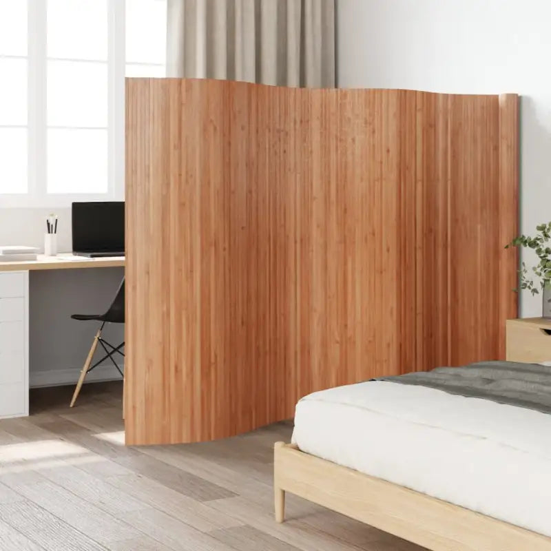 Bamboe scheidingswand voor privacy en natuurlijke stijl - Naturel / 600 x 165 cm - Kamerschermen